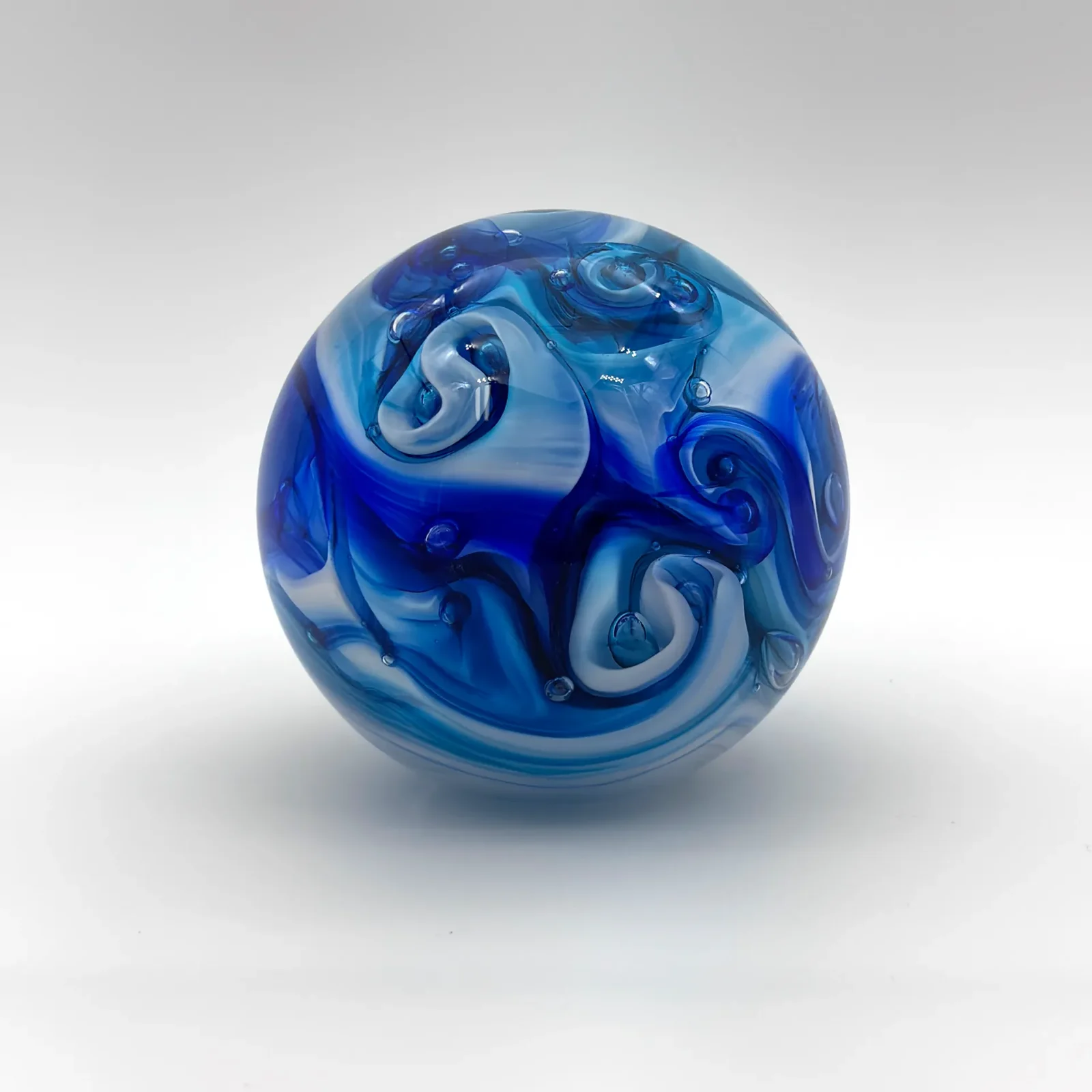 Swirl Orb Paperweight