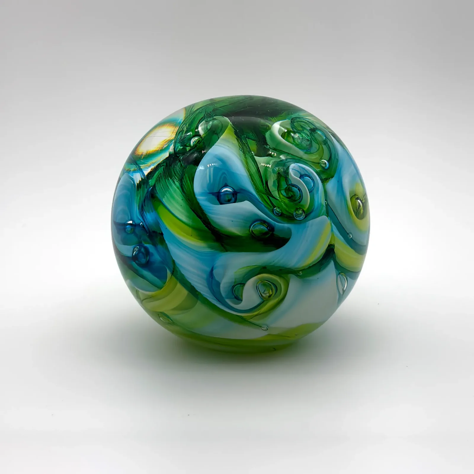 Swirl Orb Paperweight