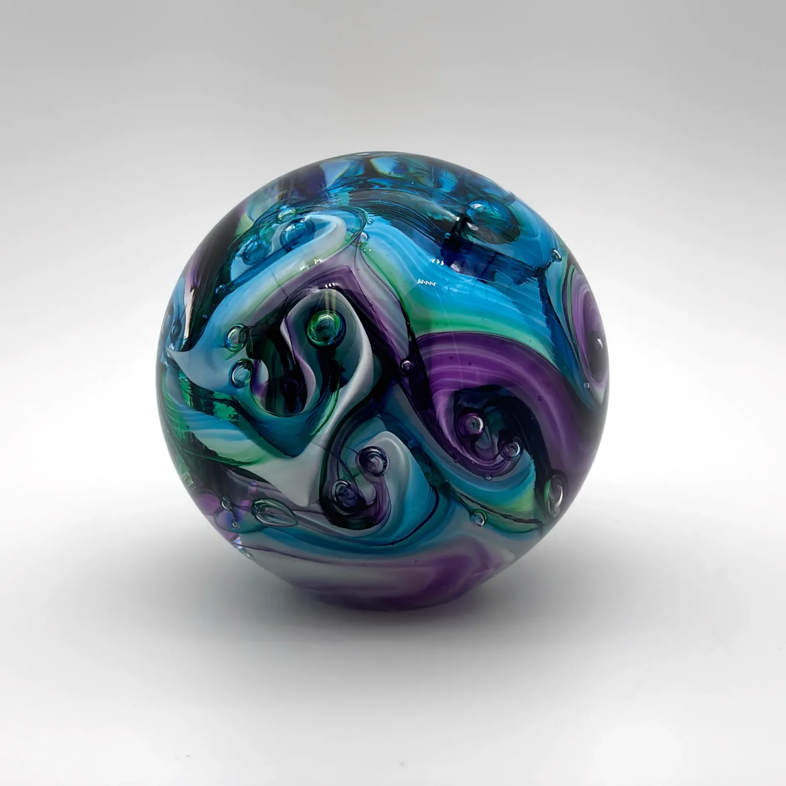 Swirl Orb Paperweight