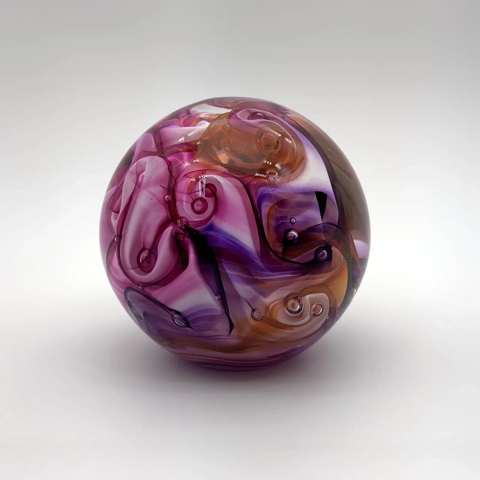 Swirl Orb Paperweight